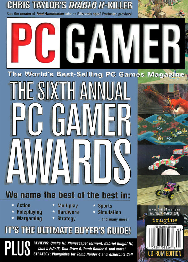 PC Gamer Issue 070 (March 2000) cover